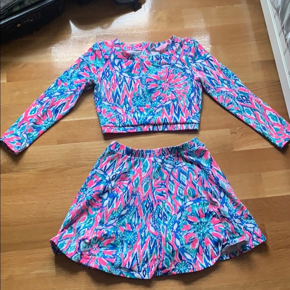 Lilly Pulitzer Other - Lilly Pulitzer skort and crop top set